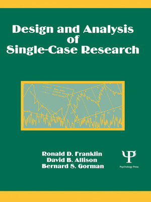 cover image of Design and Analysis of Single-Case Research